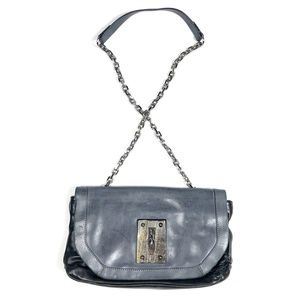 Gryson Two Toned Leather Bag Purse Crossbody Black